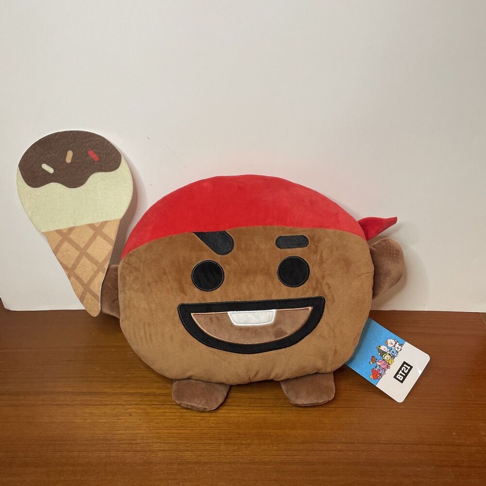 Official BTS Plush BT21 Line Friends SHOOKY Summer Dolce Ice Cream Suga 13” NEW